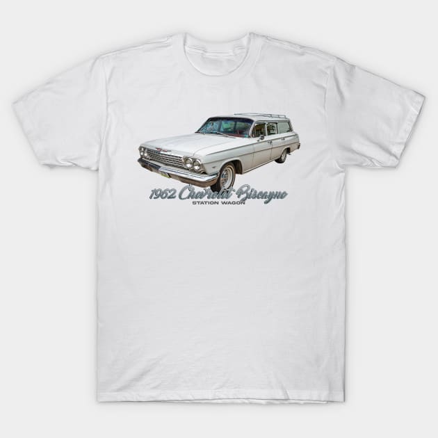 1962 Chevrolet Biscayne Station Wagon T-Shirt by Gestalt Imagery